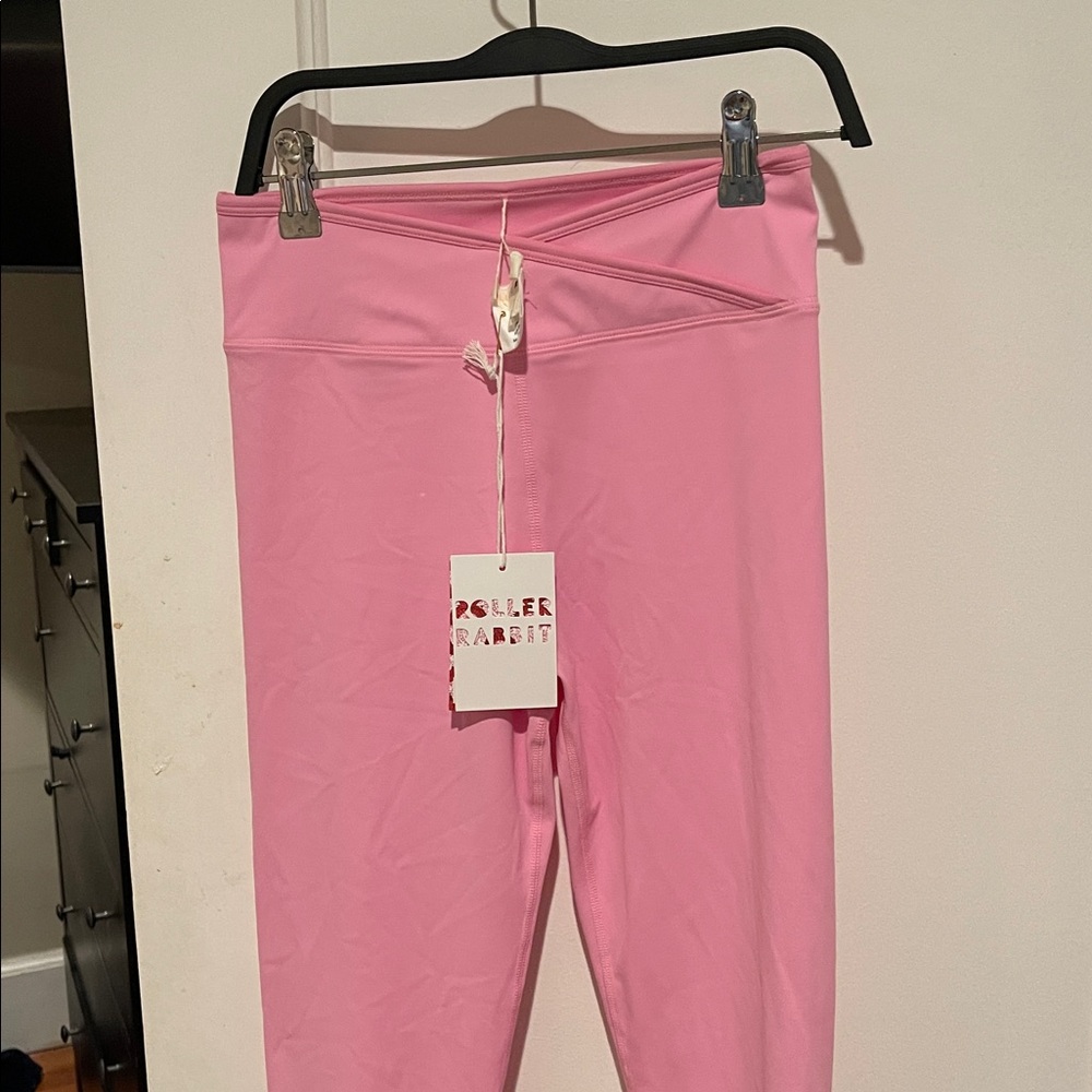 Roller Rabbit Light Pink Yoga Pants
